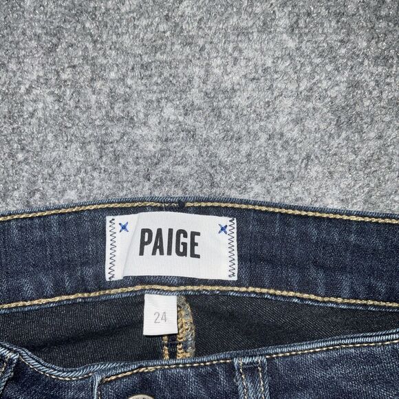 PAIGE Jeans Womens Size 24 Blue Verdugo Ankle Nottingham Skinny - Picture 2 of 11